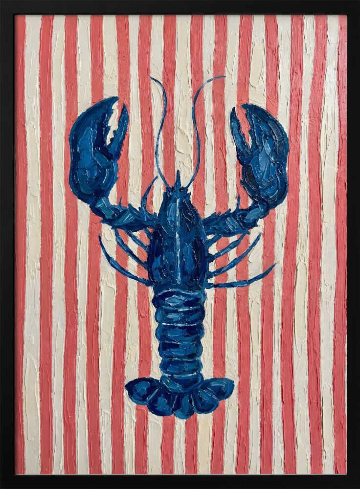Blue Lobster Red Stripes