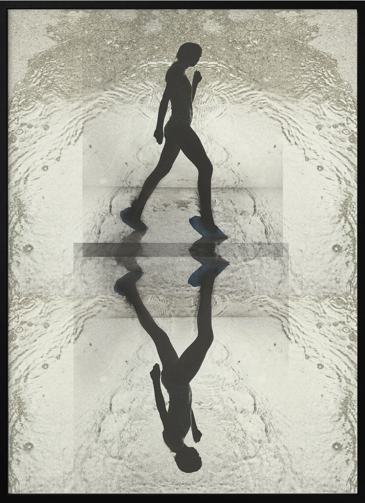 Serene Walking Reflection