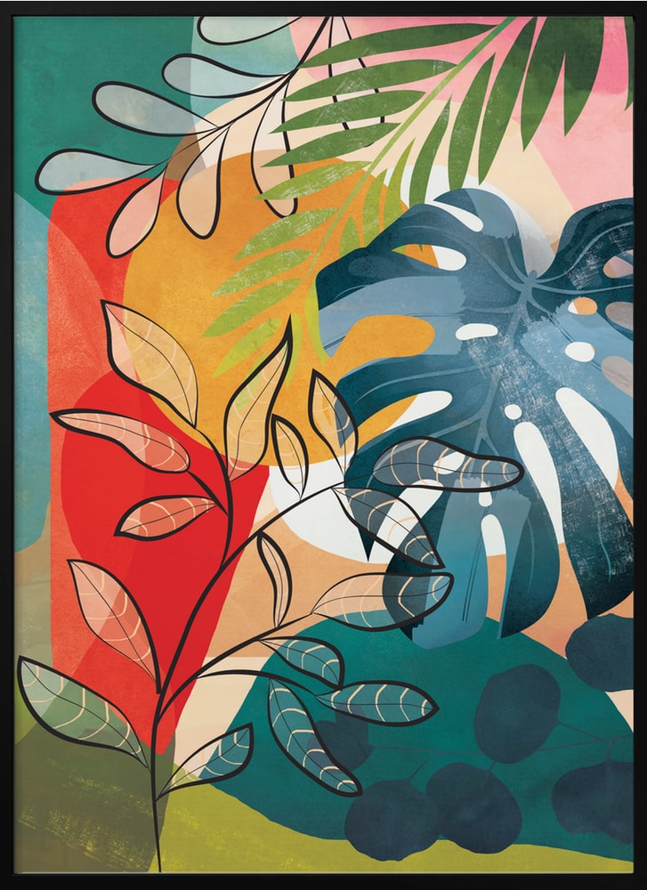 Colorful Tropical Leaves