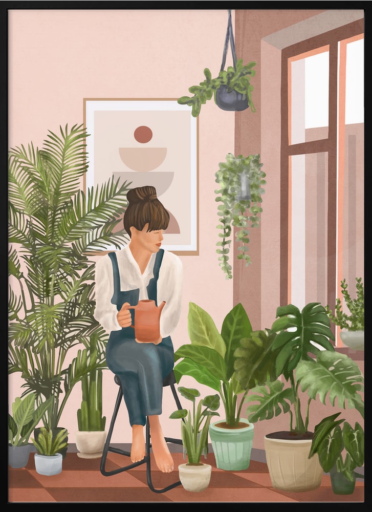 Serene Indoor Garden
