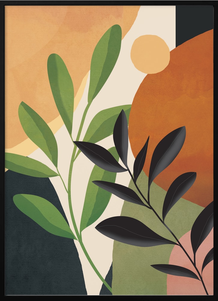 Warm Botanical Abstract
