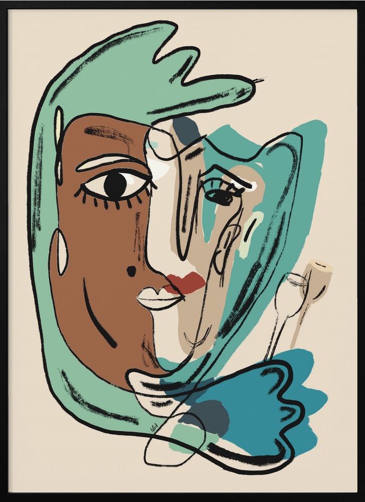 Modern Abstract Face