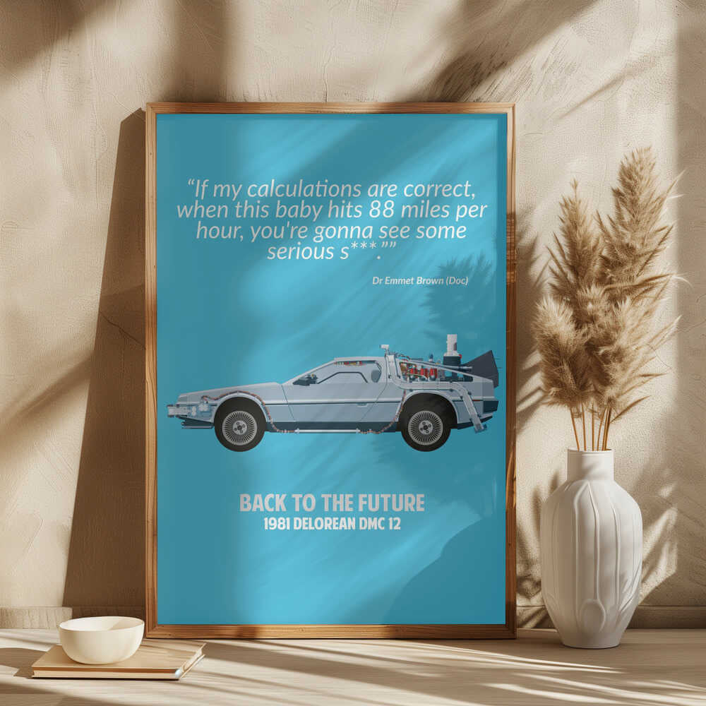 Back To the Future Standard Wall Art