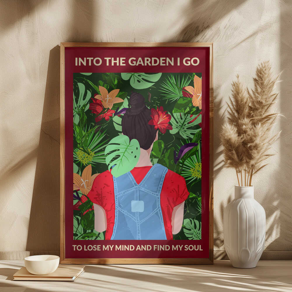 Into the Garden (brunette & Burgundy)
