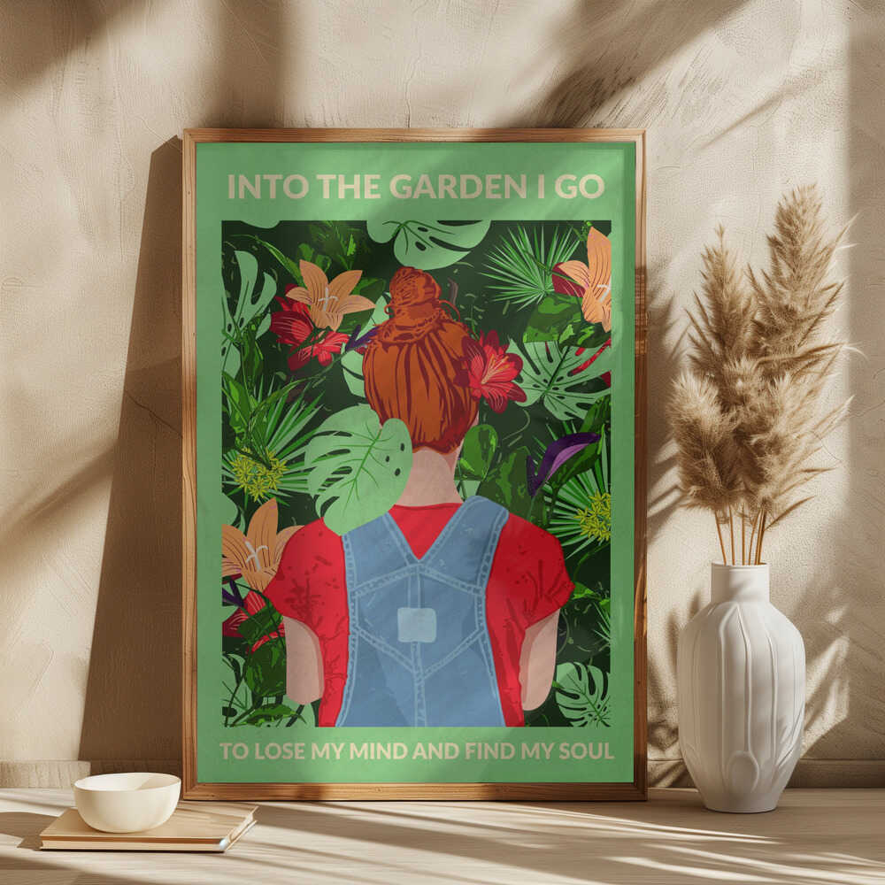 Into the Garden (redhead & Light Green)