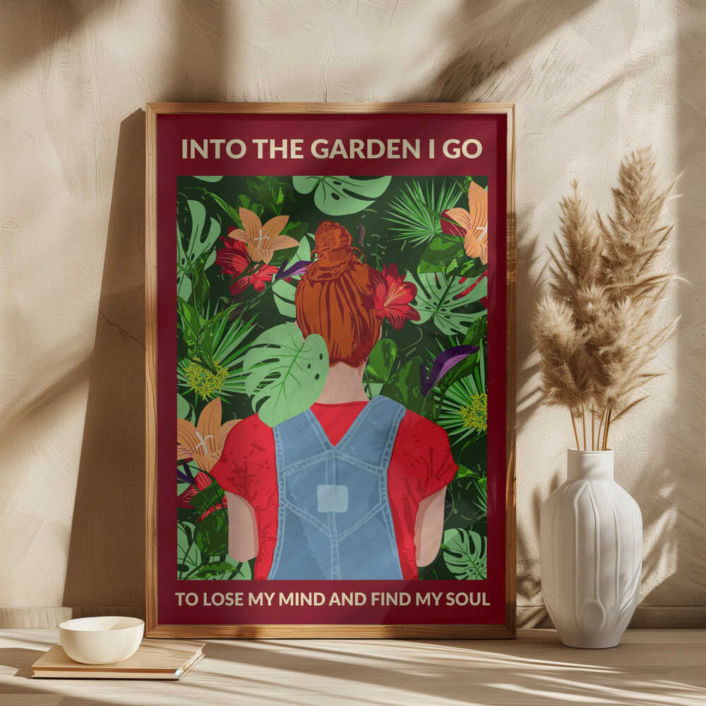 Into the Garden (redhead & Burgundy)