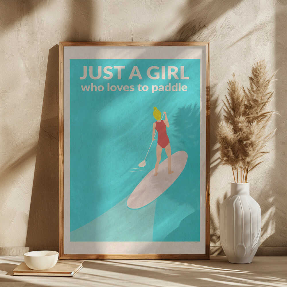 Just a Girl Who Loved To Paddle (blonde)