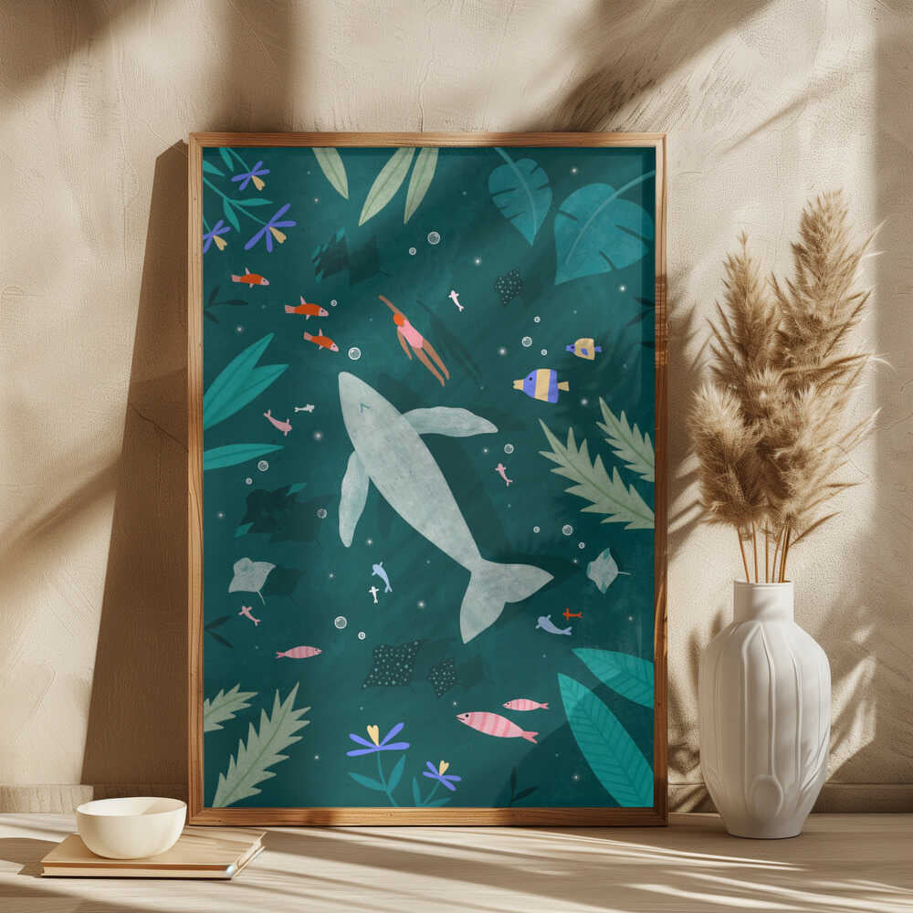 Swimming with a Whale