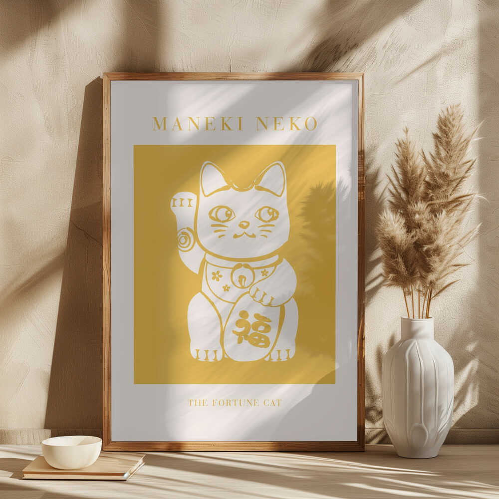 Maneki-Neko Yellow Cat