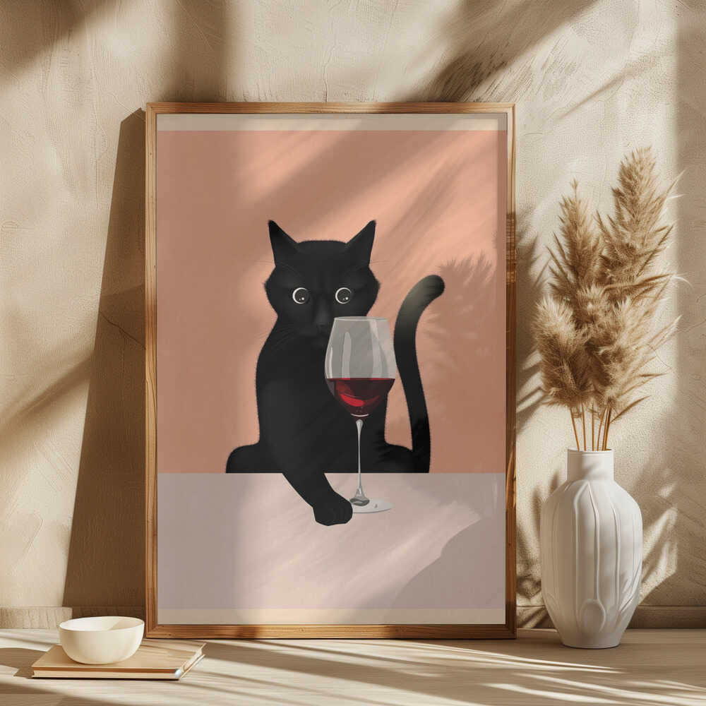 Cat & Wine