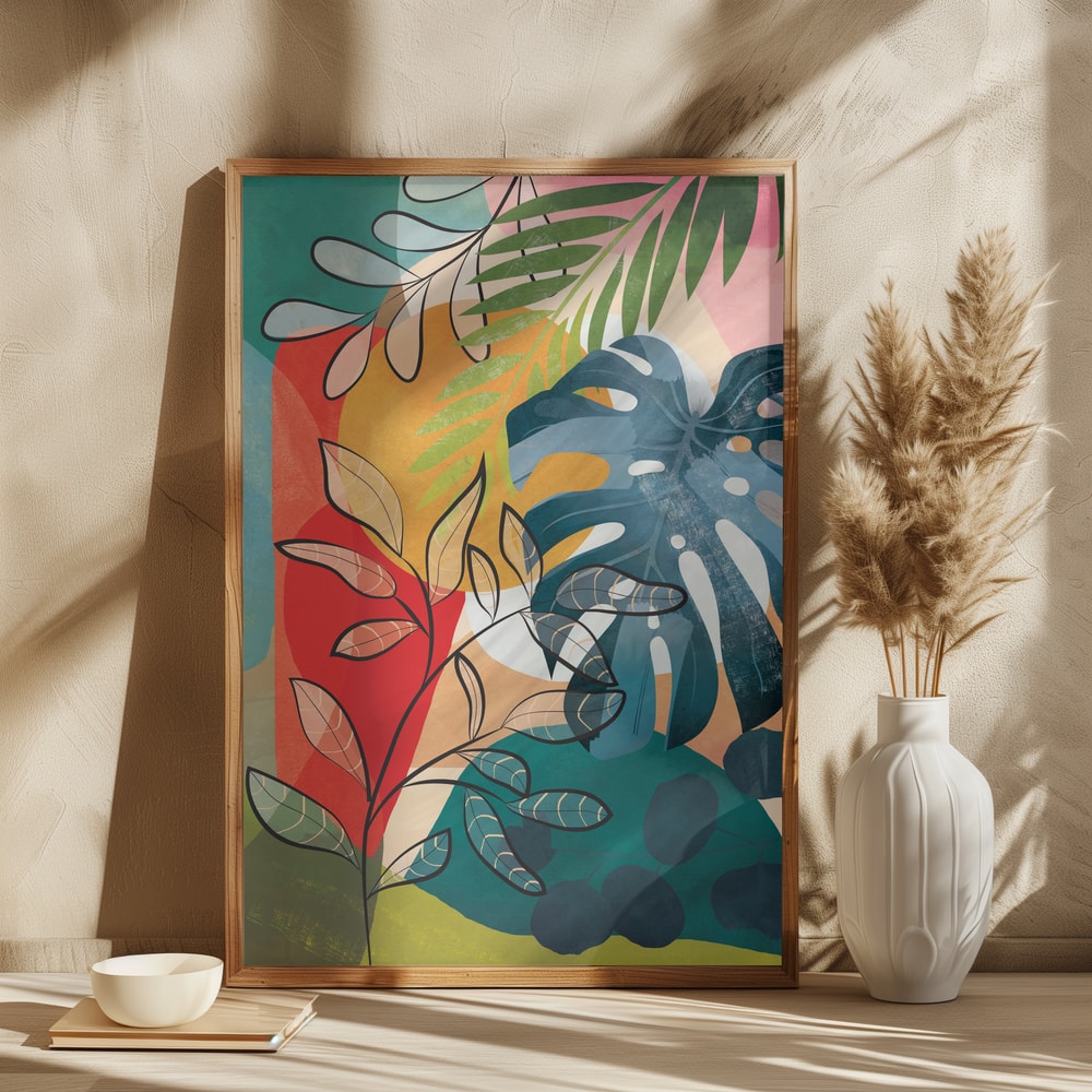 Colorful Tropical Leaves