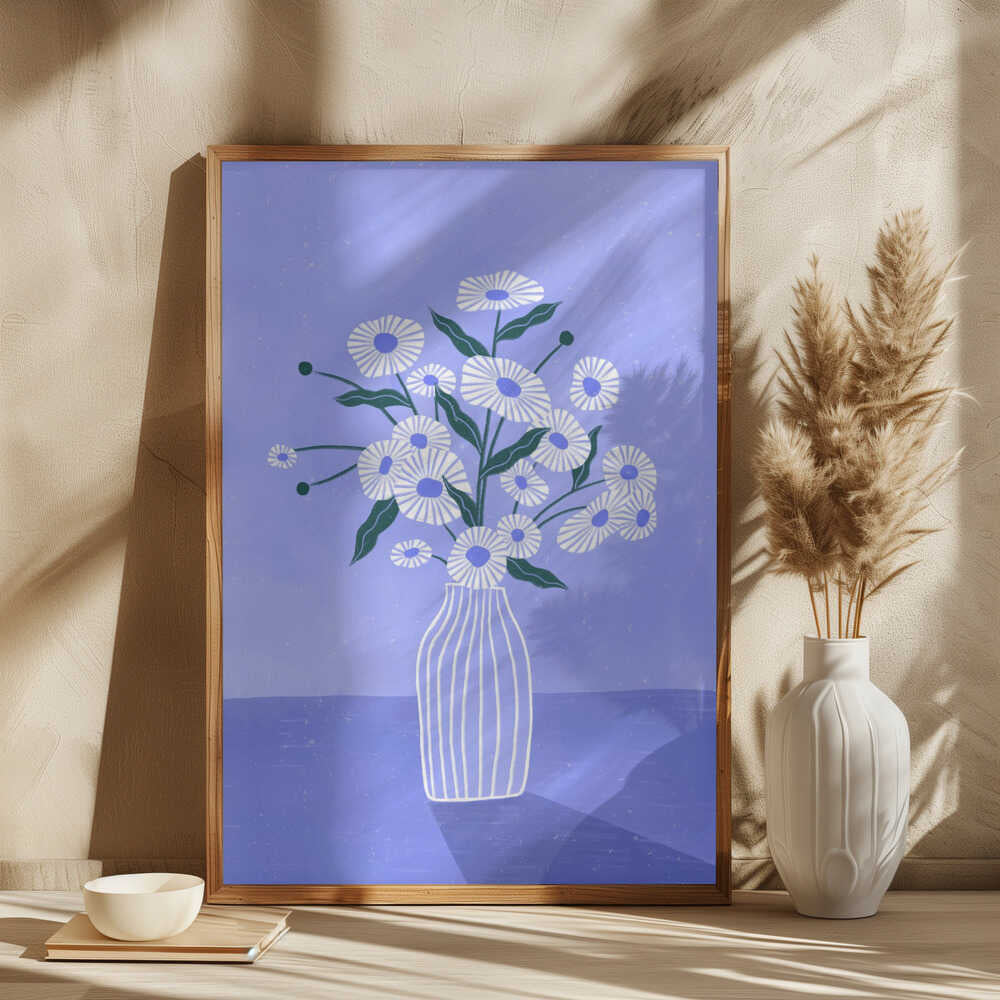 Flowers In Blue