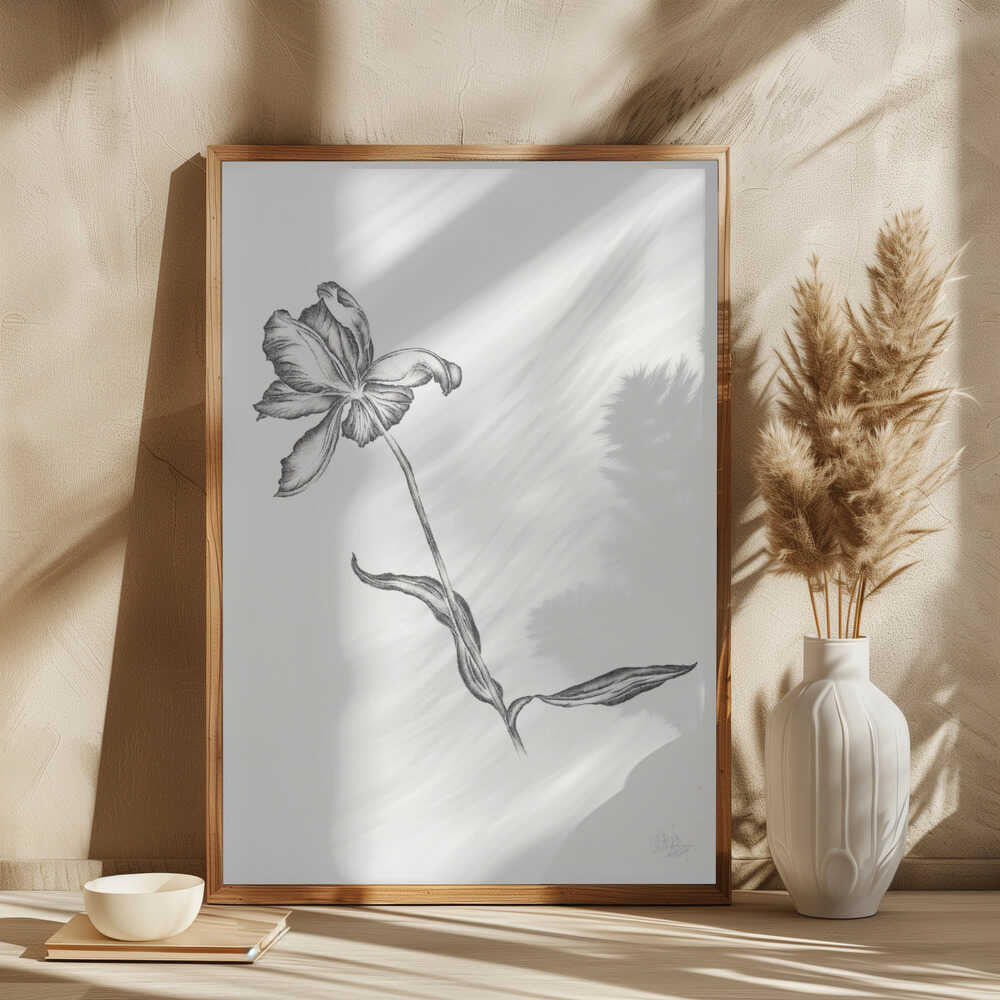 Elegant Floral Drawing