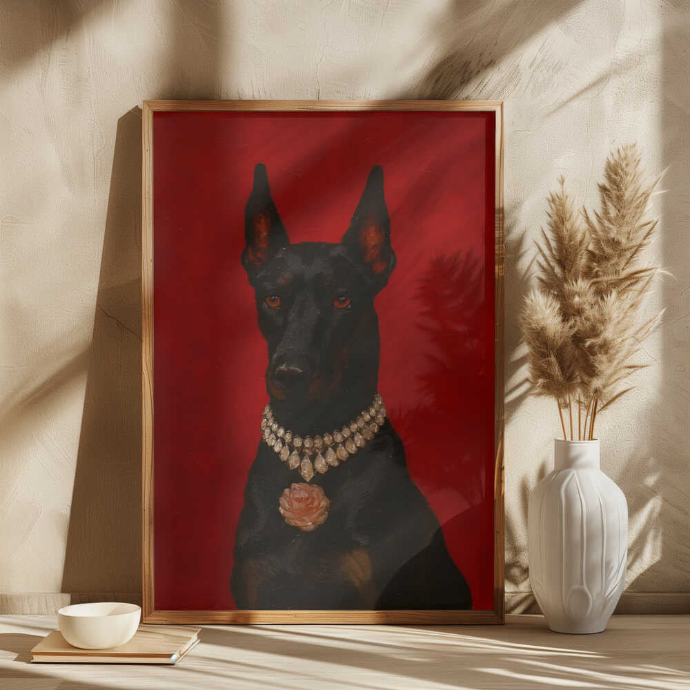 Elegant Doberman Portrait