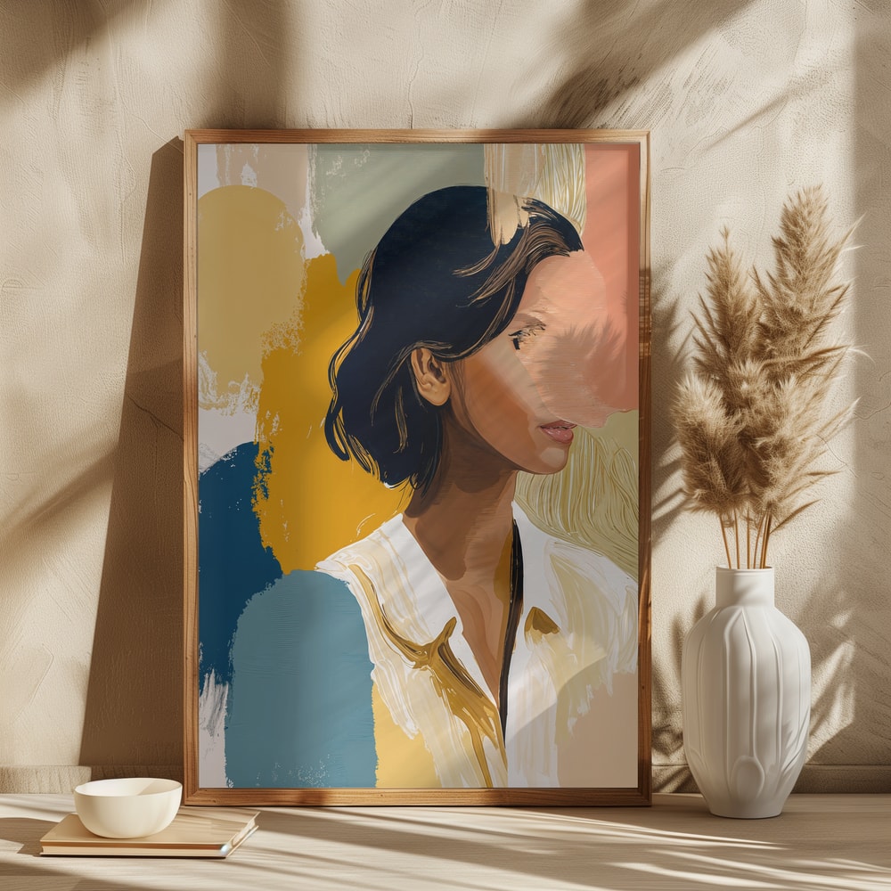 Colorful Abstract Portrait