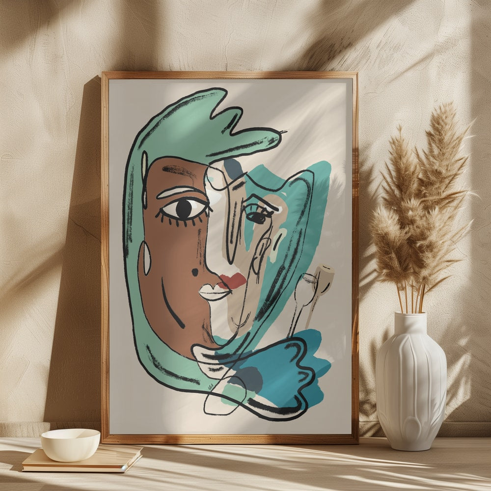 Modern Abstract Face