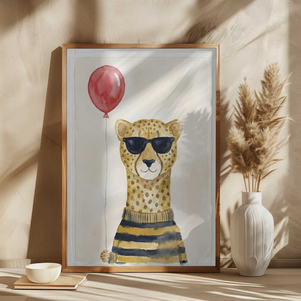 Cool Cheetah Balloon