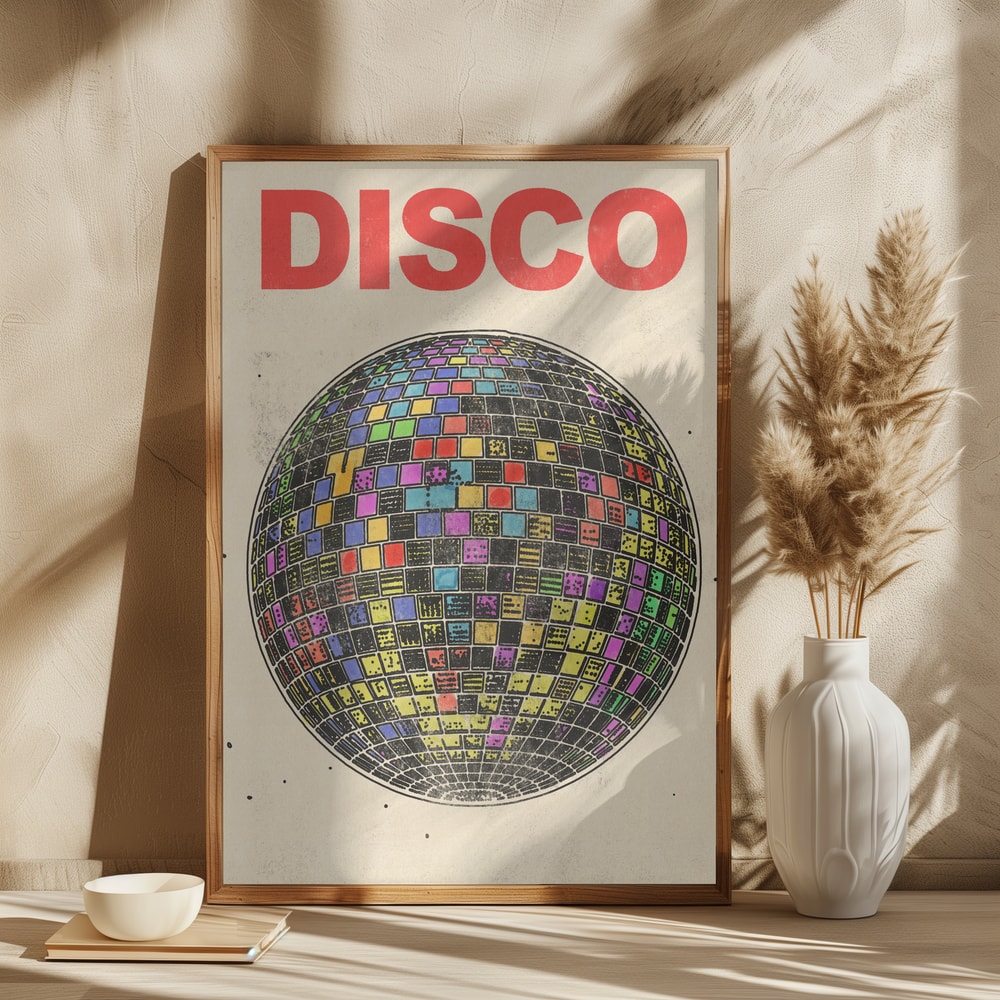 Colorful Disco Ball