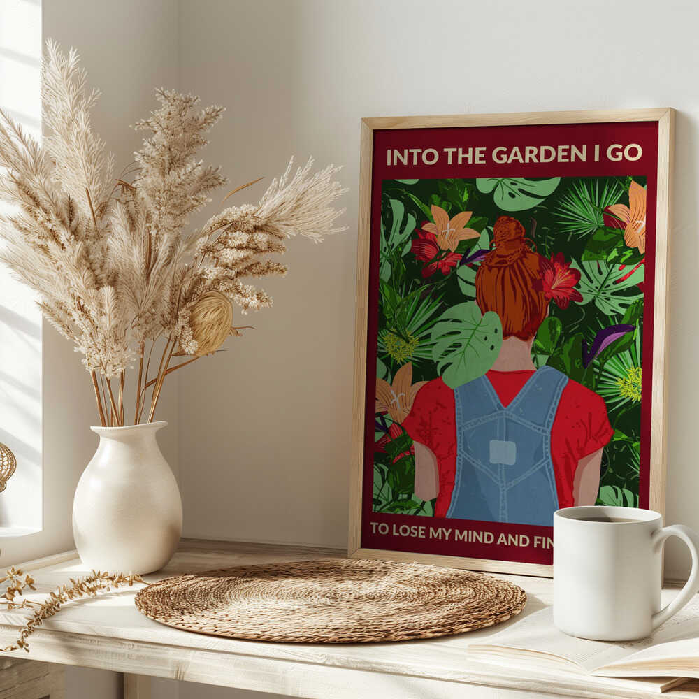 Into the Garden (redhead & Burgundy)