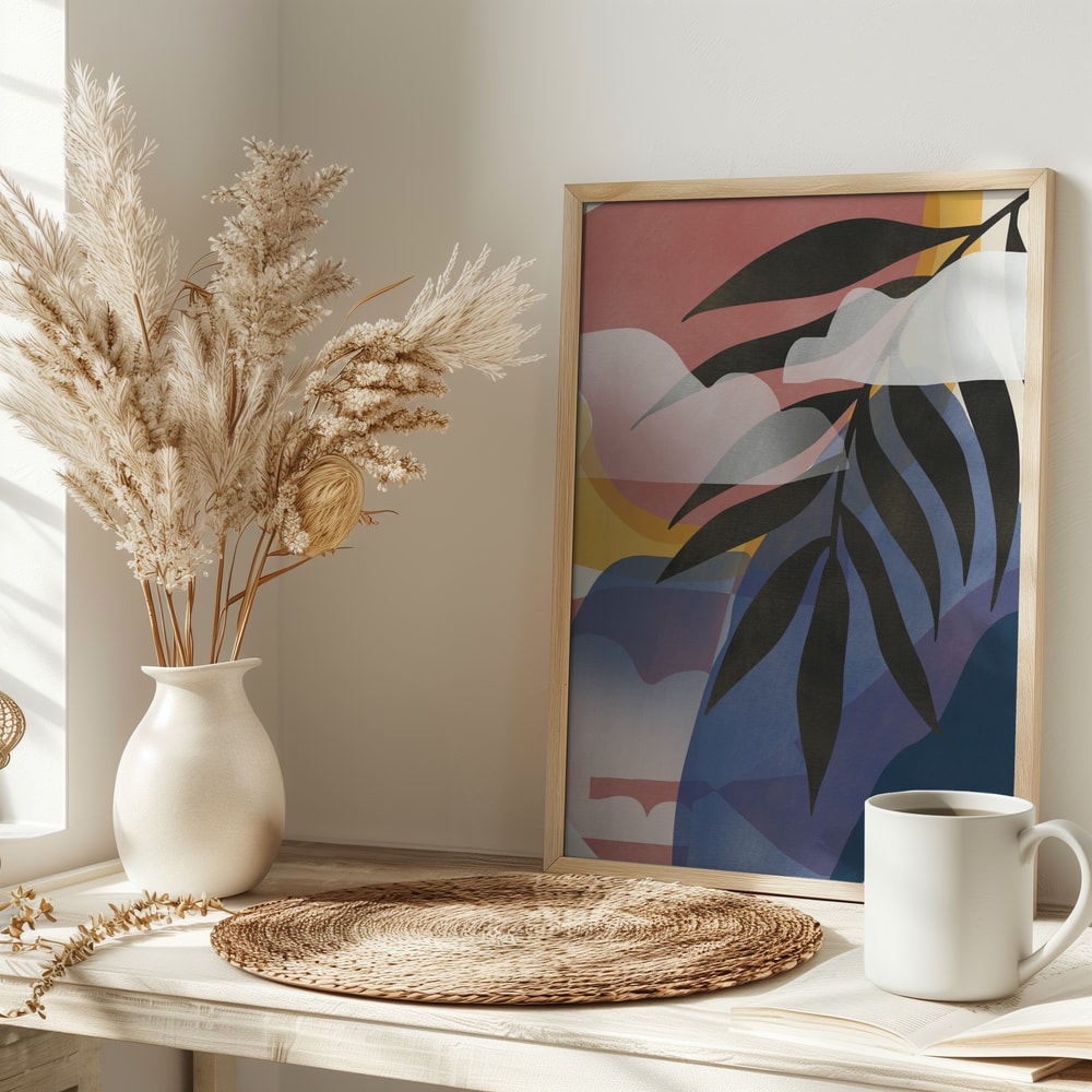 Abstract Tropical Foliage