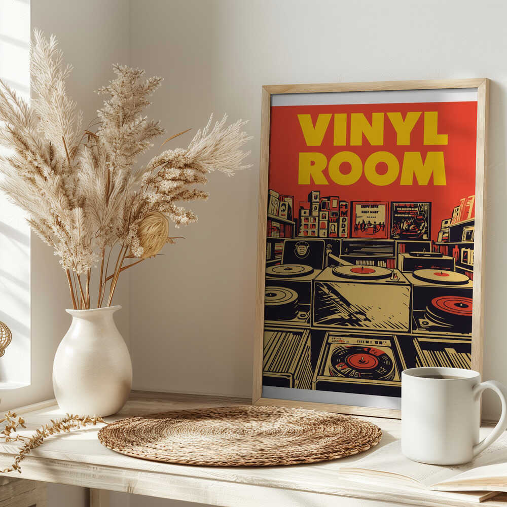 Vinyl Room Art Print