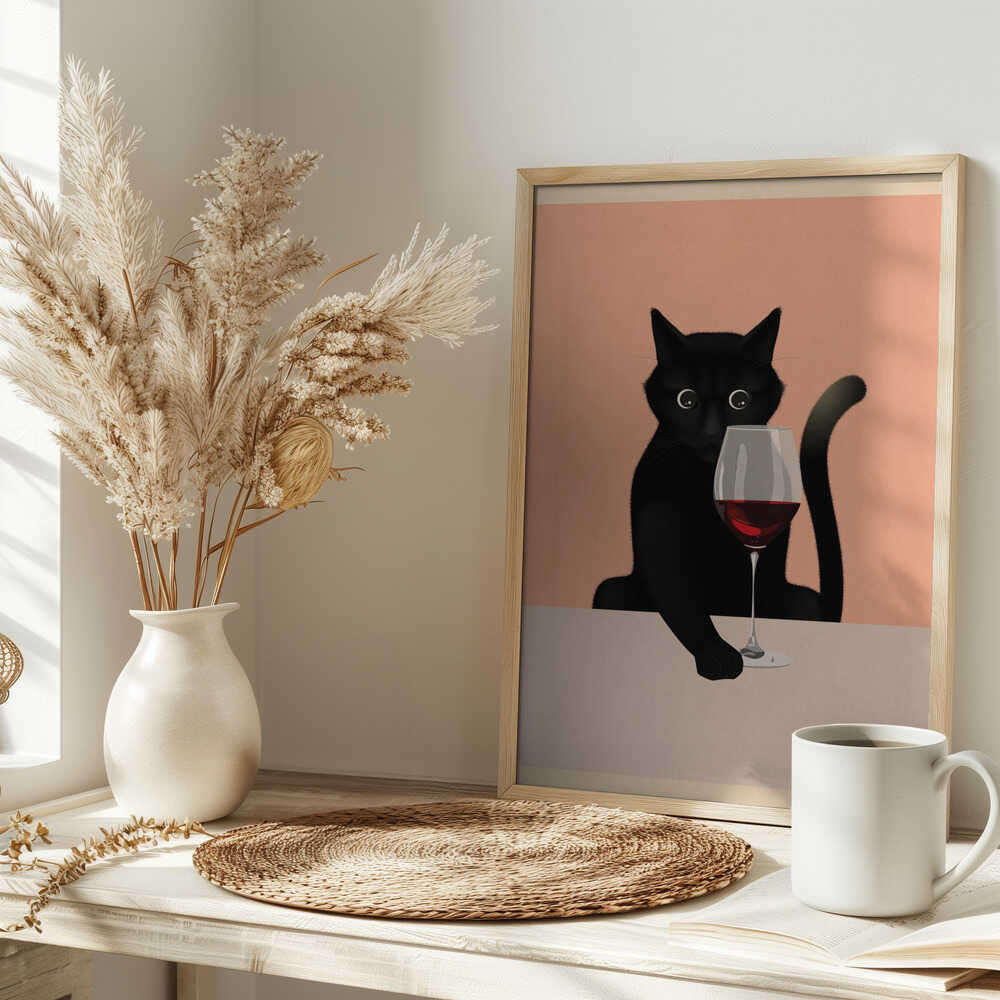 Cat & Wine