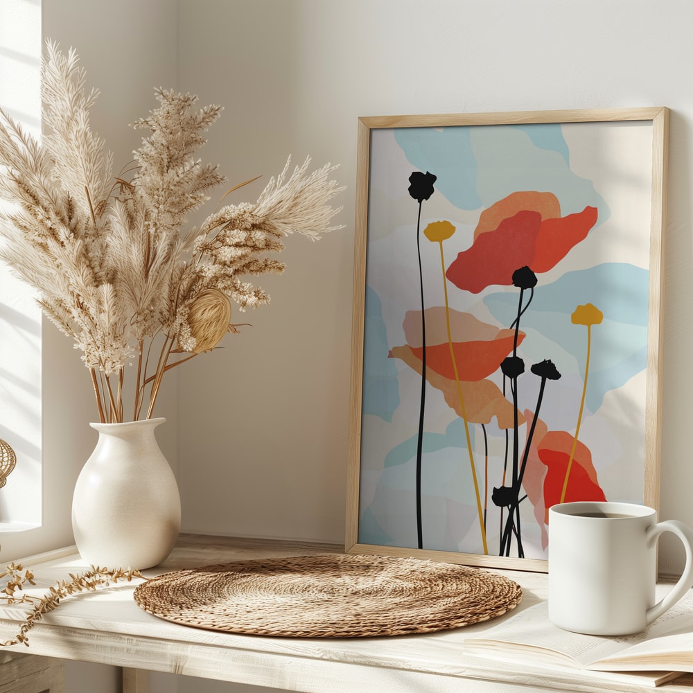 Abstract Poppy Bloom
