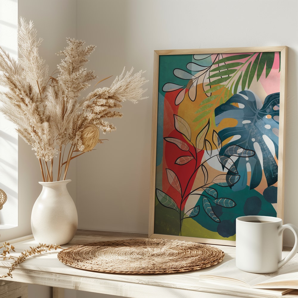 Colorful Tropical Leaves