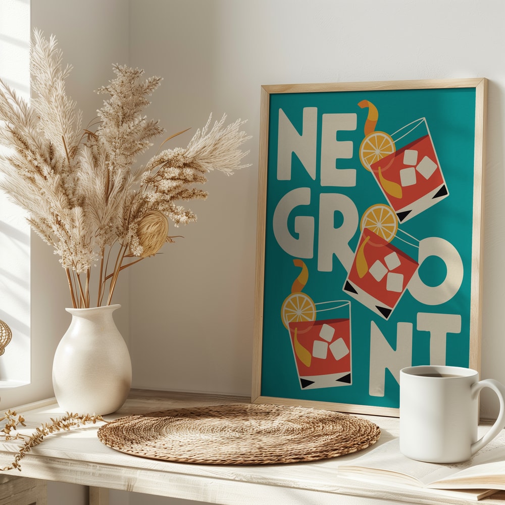 Retro Negroni Cocktails