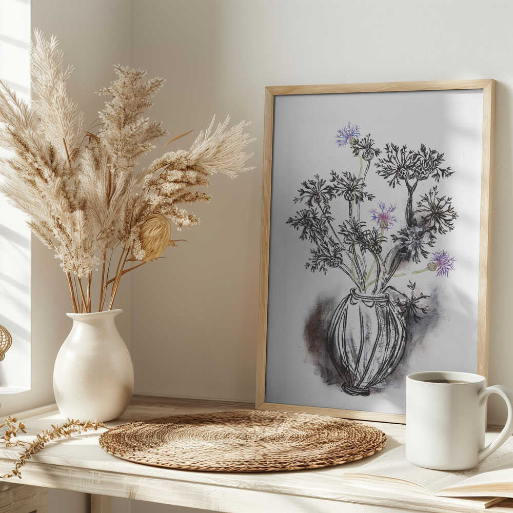 Wildflower Vase Sketch