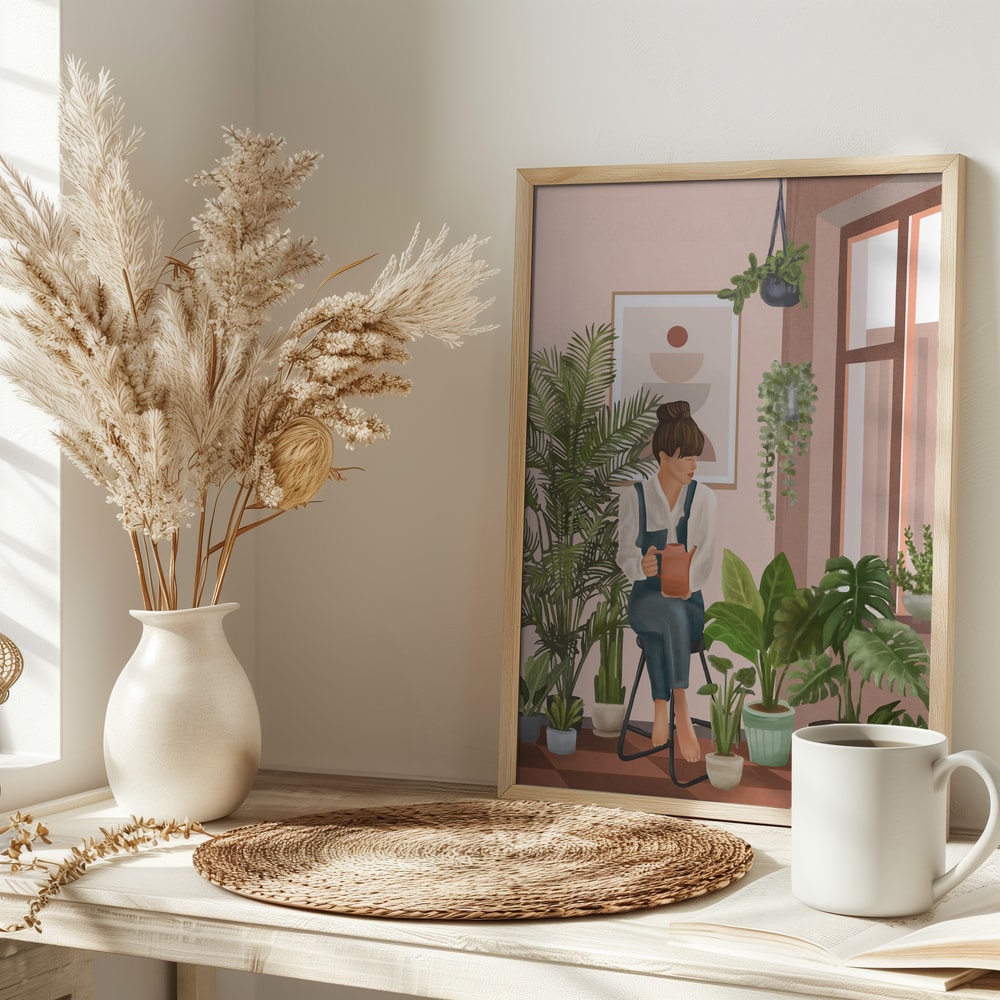 Serene Indoor Garden