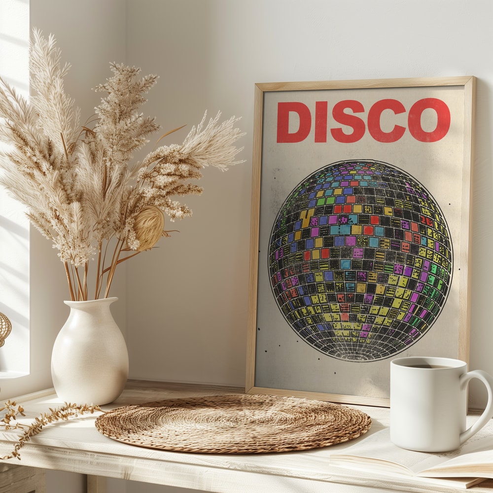 Colorful Disco Ball