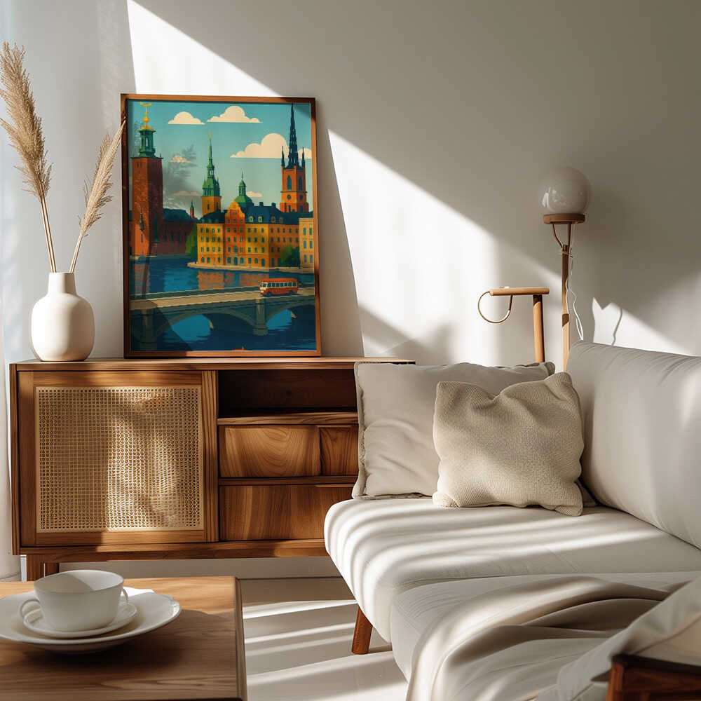 Stockholm Travel Art