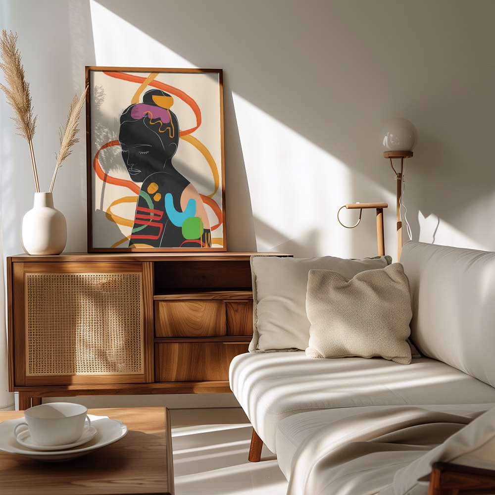 Serene Abstract Woman