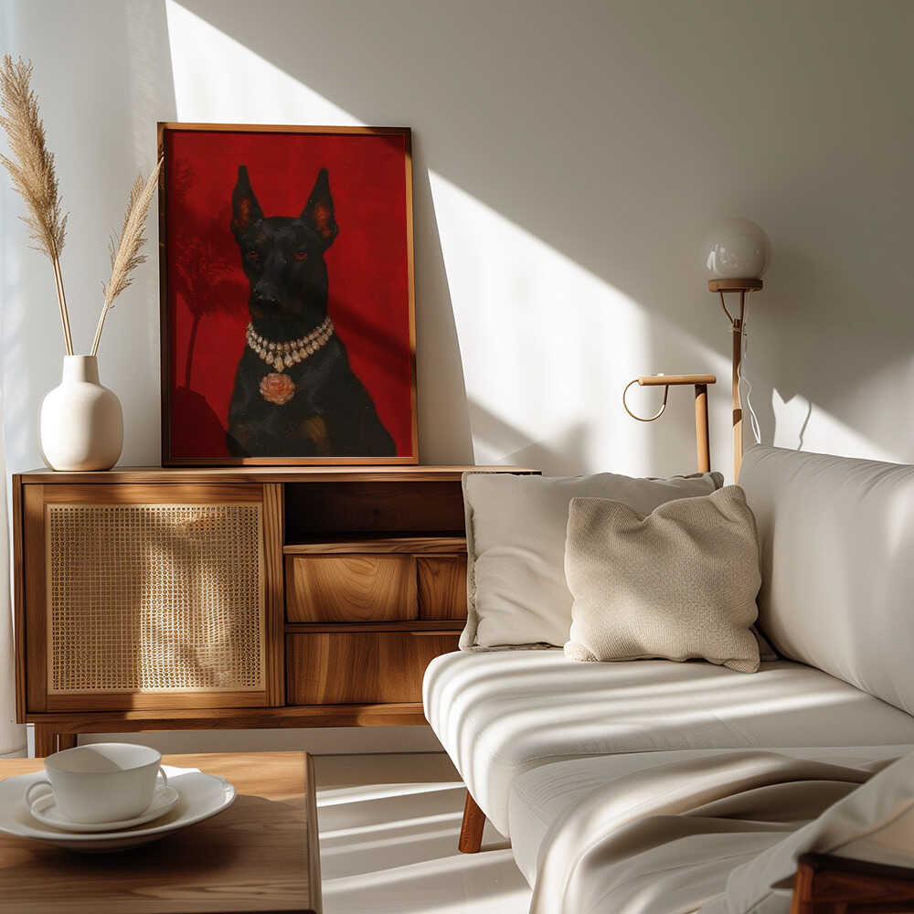 Elegant Doberman Portrait