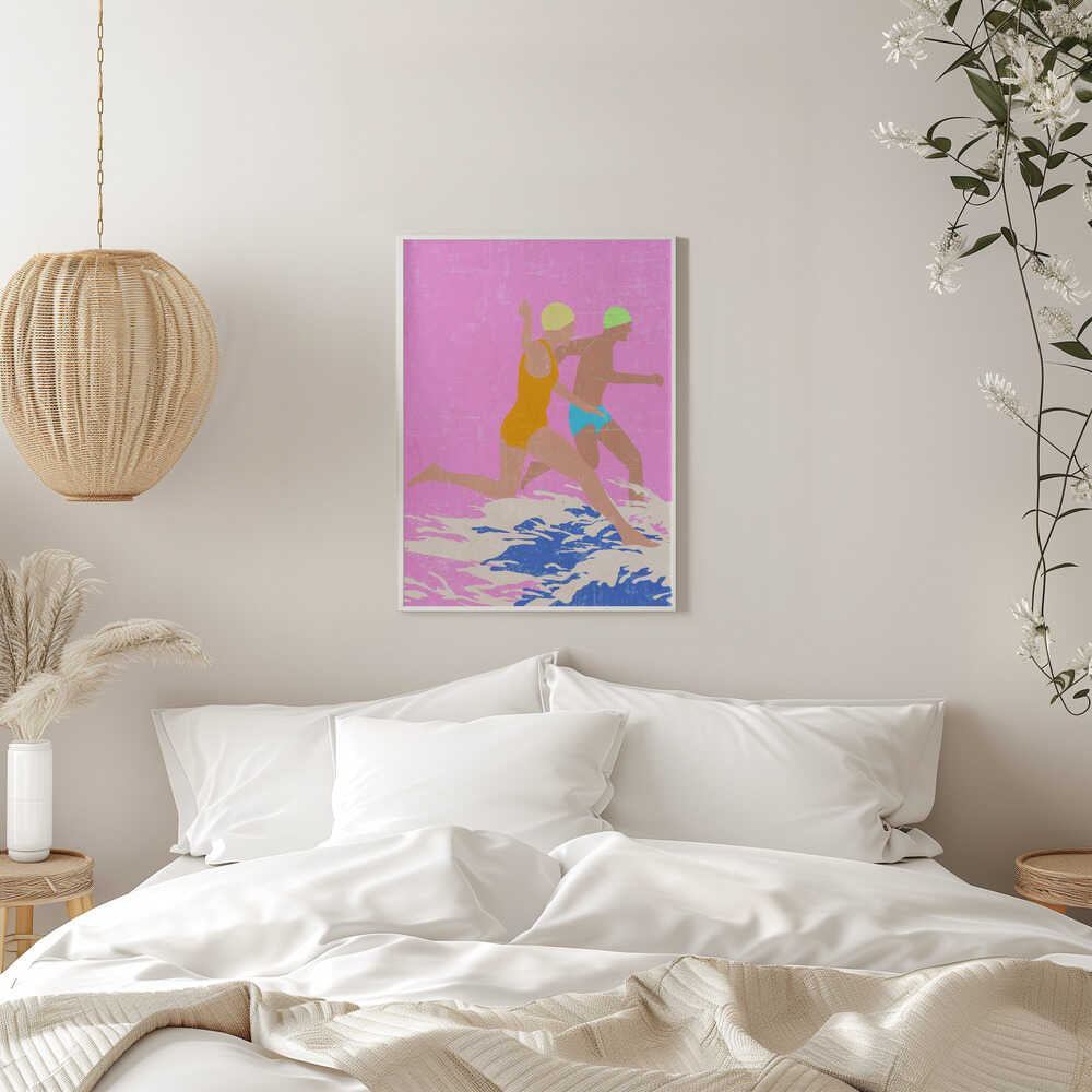 Running Swimmers (pink)