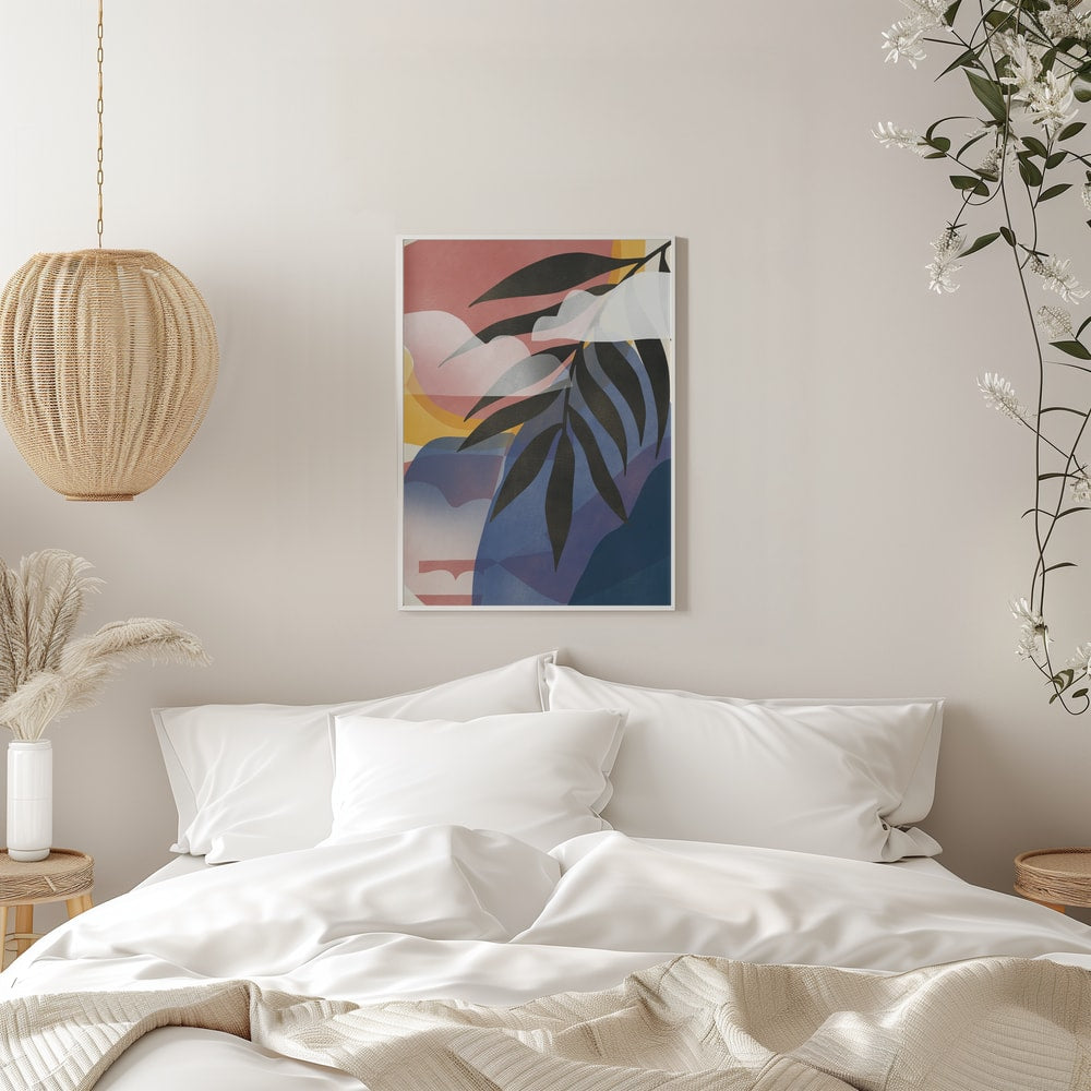 Abstract Tropical Foliage