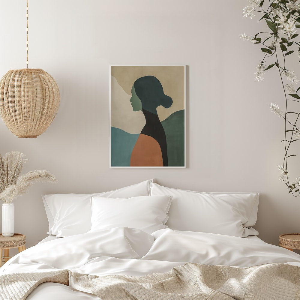 Abstract Woman Profile