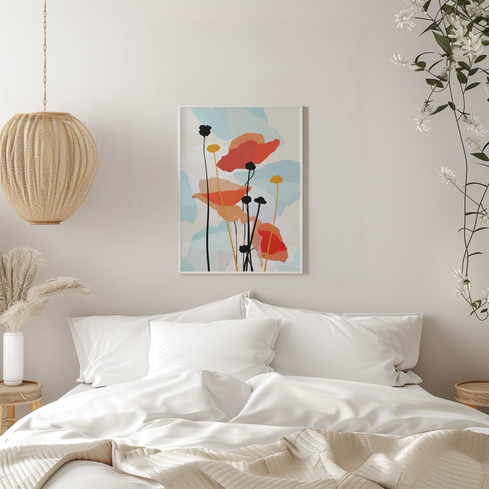 Abstract Poppy Bloom
