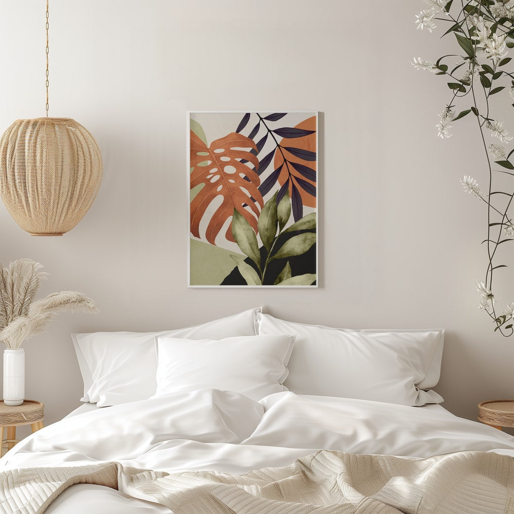 Earthy Tropical Leaves