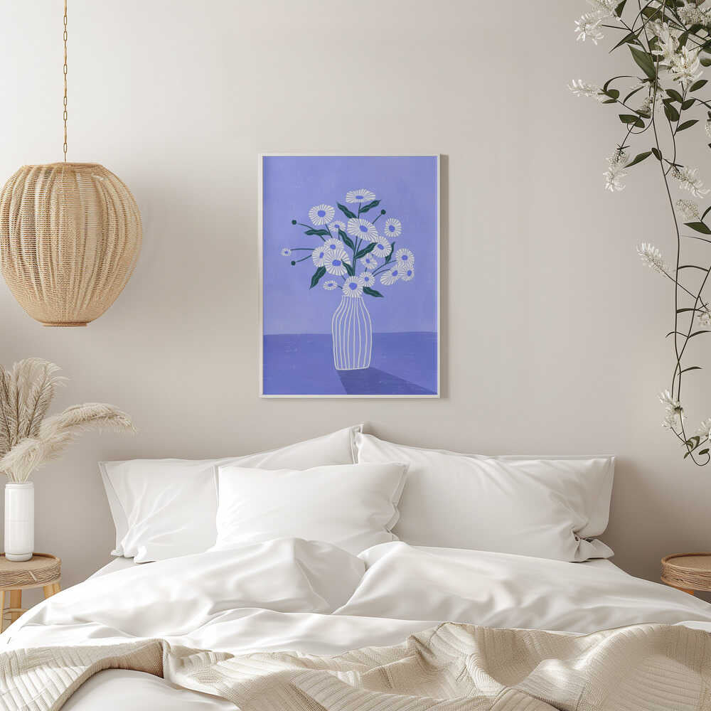 Flowers In Blue