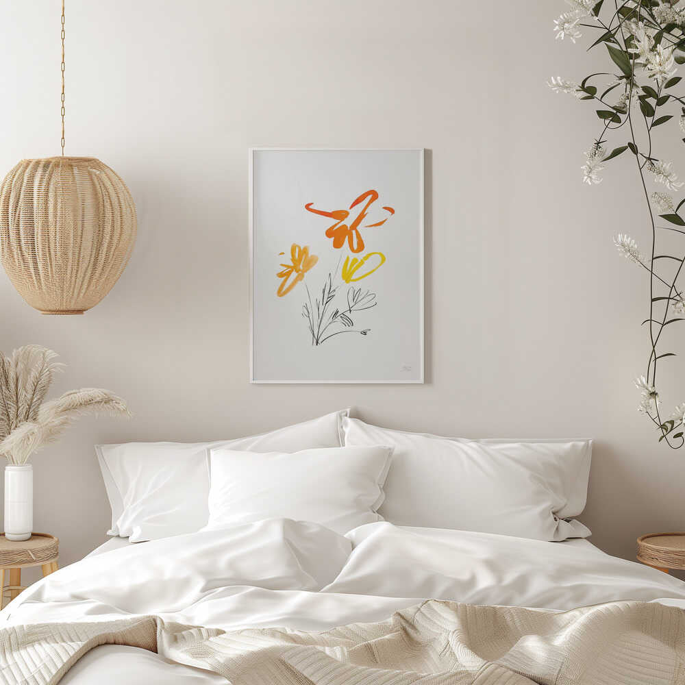 Cheerful Orange Blooms