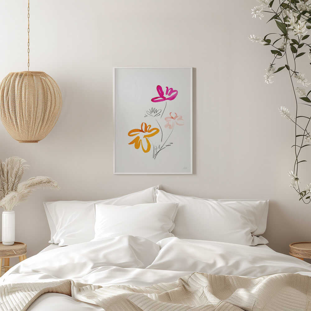Vibrant Abstract Blooms