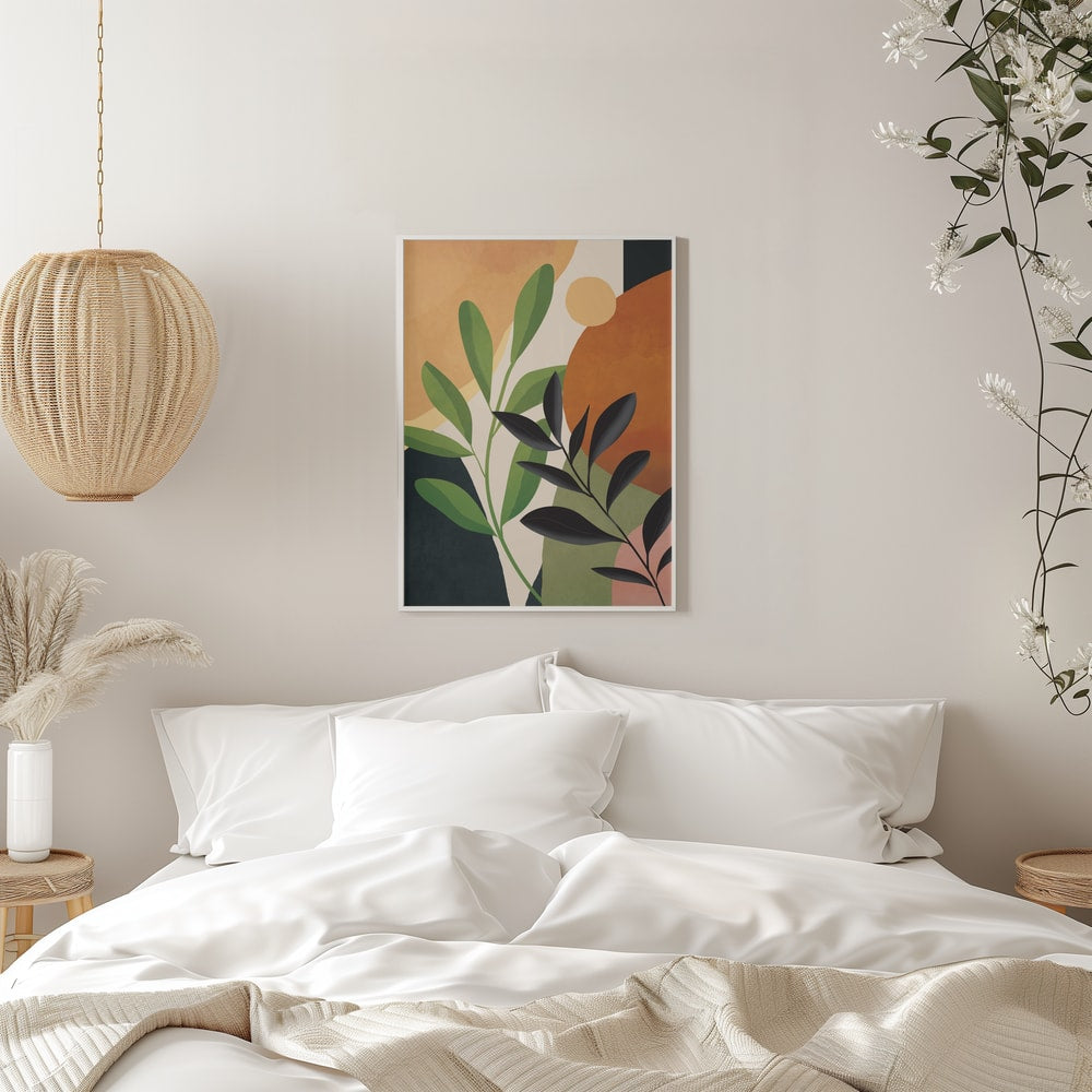 Warm Botanical Abstract