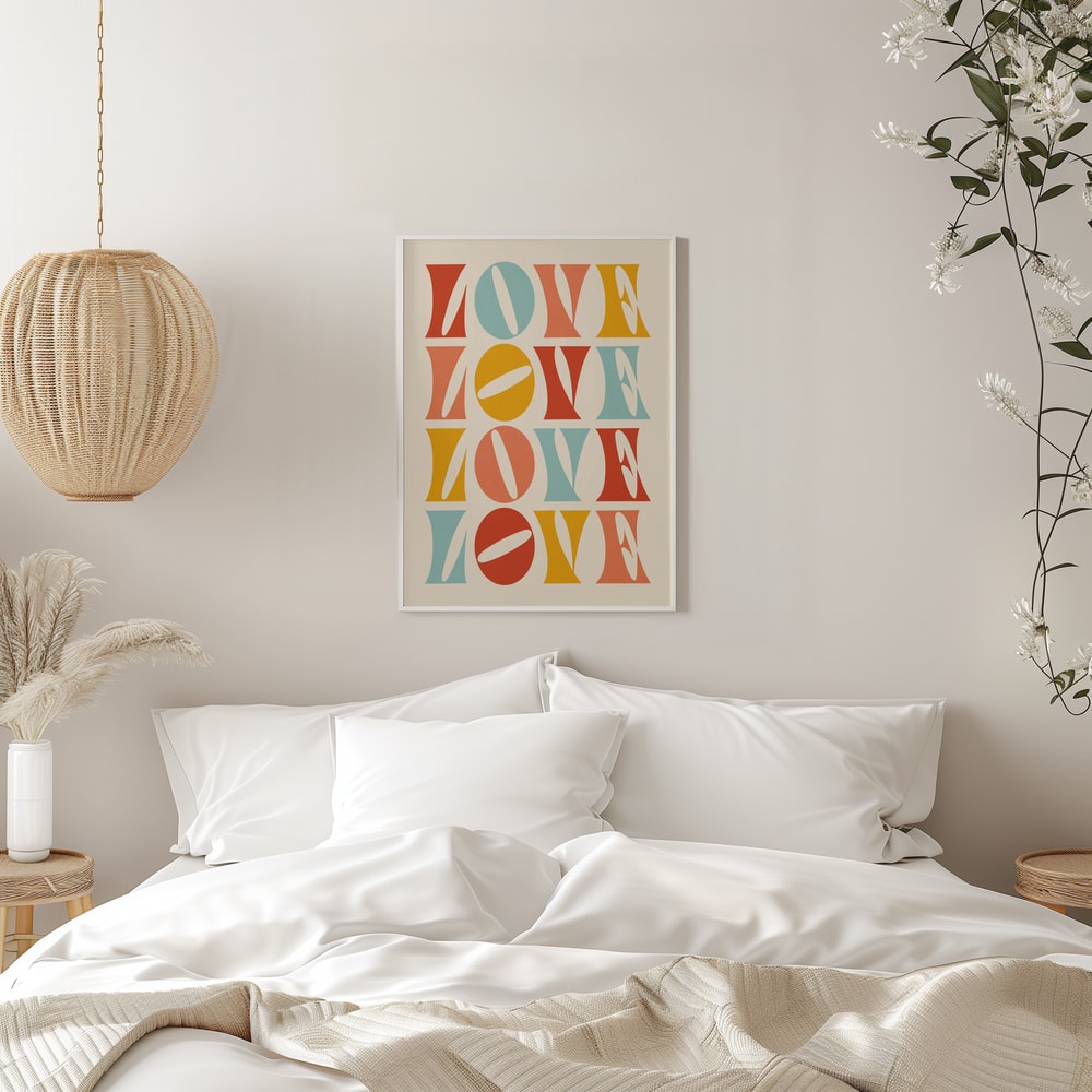 Vibrant Love Typography
