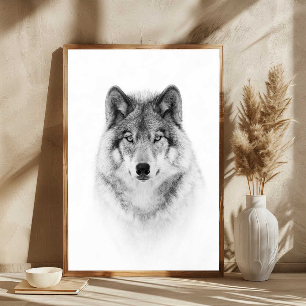 Portrait of a Timber Wolf
