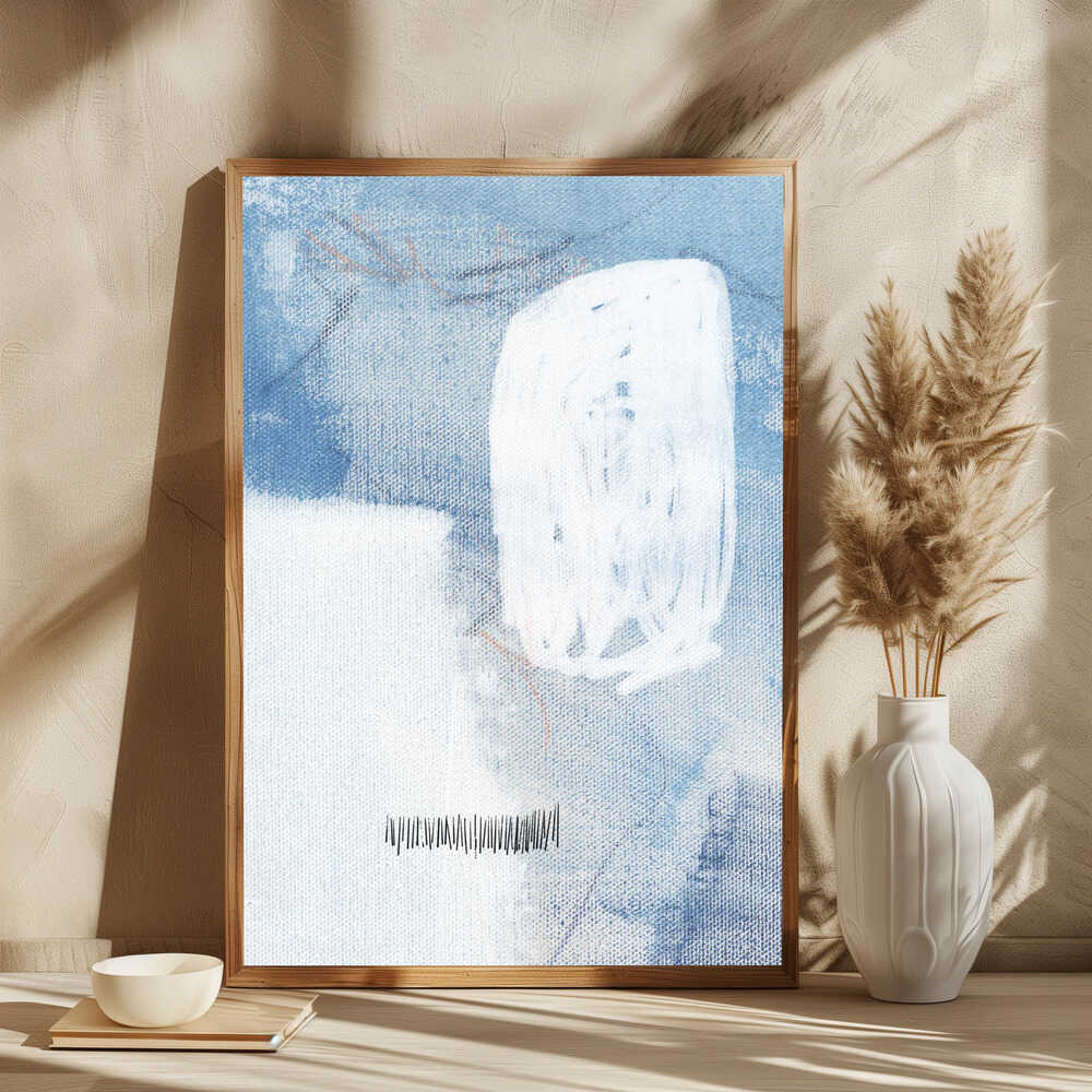 White And Blue Hues
