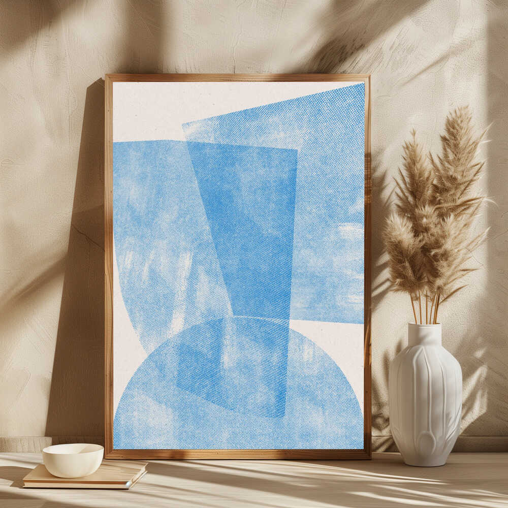 Blue Geometric Waves