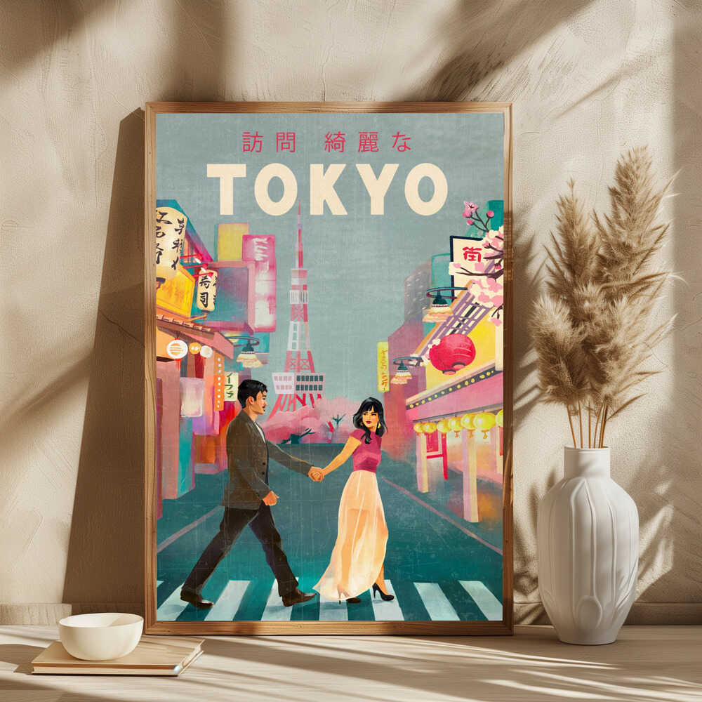 Tokyo Japan Travel Art