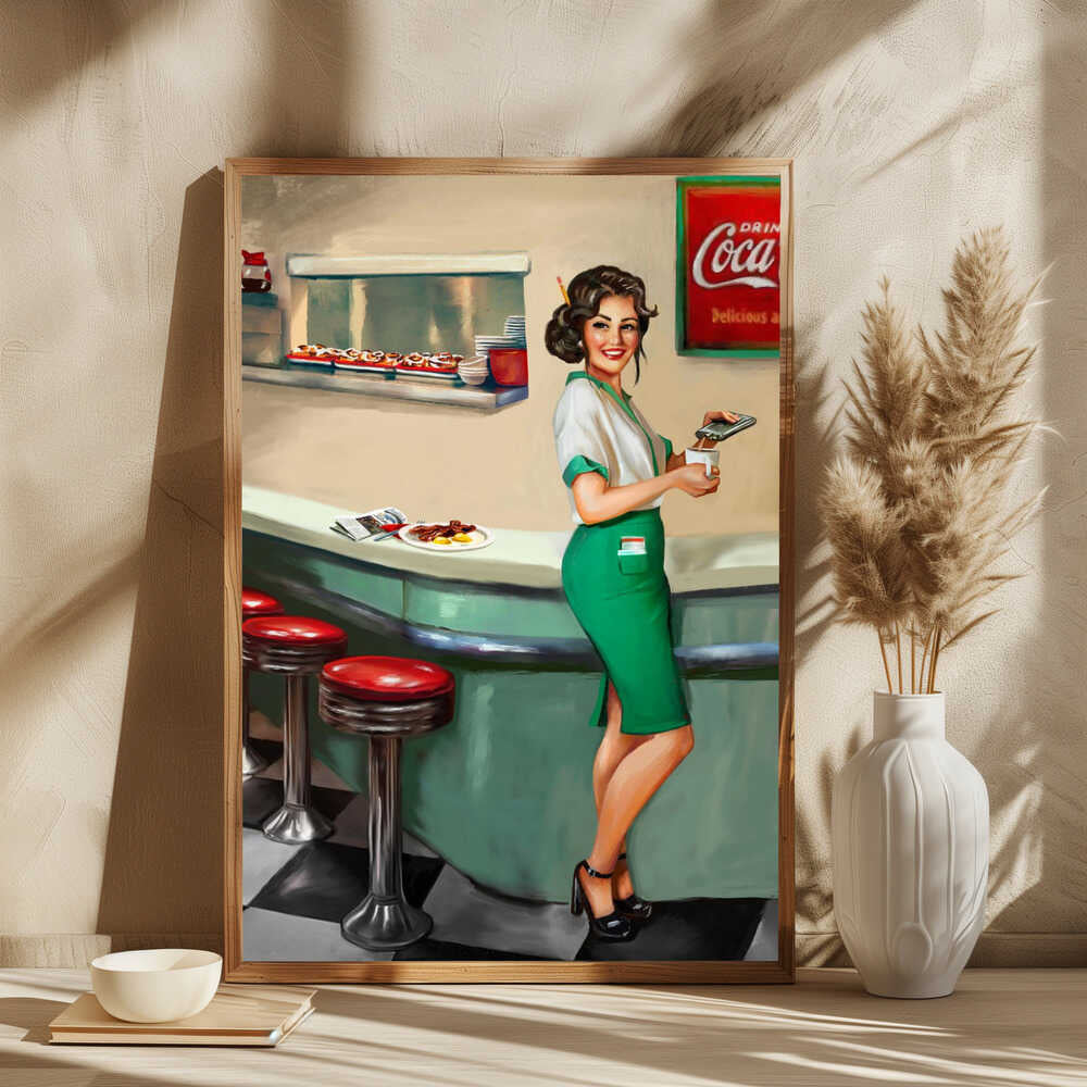 1950's American Diner Watress